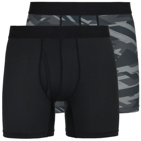 Herren-Boxershorts Kilpi 2P Nett-M schwarz/grau black/grey