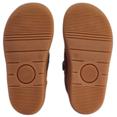 Kinder-Barfußschuhe beBare 3602SA Tan