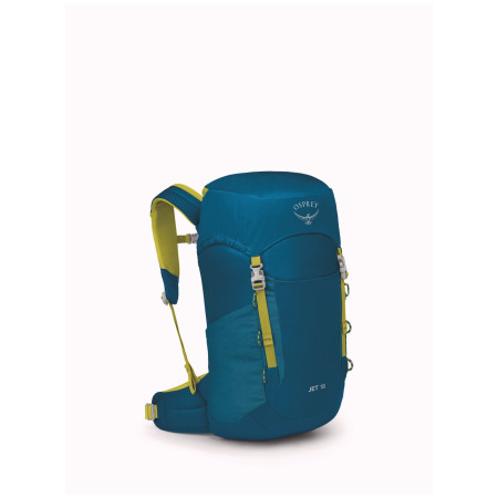Kinderrucksack Osprey Jet 18 blau blue spikemoss/lemongrass