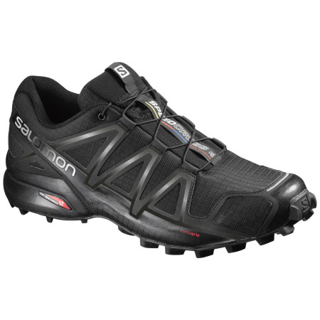 Herrenschuhe Salomon Speedcross 4 Wide (2019) schwarz Black/Black/BlackMetallic