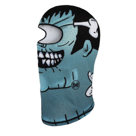 Kinder-Kapuzenmütze Buff Polar Balaclava schwarz/blau FARCY OPALINE