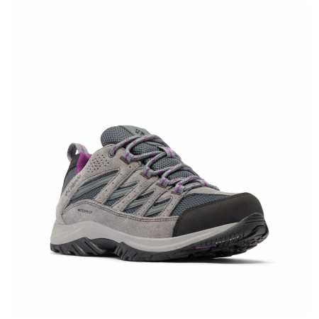 Damenschuhe Columbia Crestwood™ Waterproof grau/grün Graphite, Wild Iris
