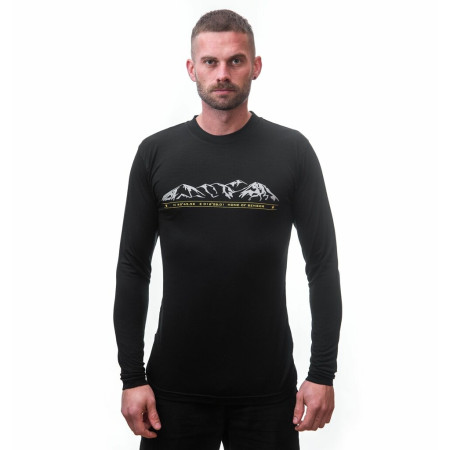 Herren-T-Shirt Sensor Merinowolle PT Mountains langfristig