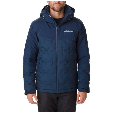 Herrenjacke Columbia Wild Card Down Jacket blau/rot CollegiateNavy