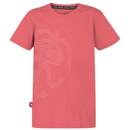 Kinder-T-Shirt Rafiki Kailas Jr rosa/weinfarbe sugar coral