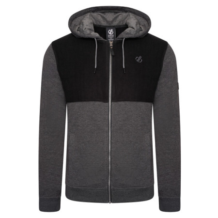 Herren-Sweatshirt Dare 2b Credulous FullZip grau/schwarz Charcoal/Blk