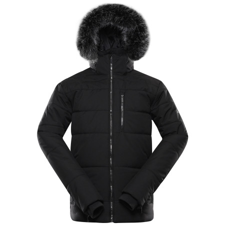 Herren-Winterjacke Alpine Pro Loder schwarz black