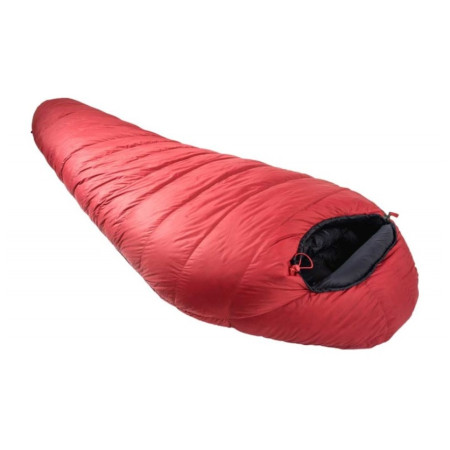 Daunenschlafsack Warmpeace Solitaire 1000 170 cm rot RibbonRed/Black