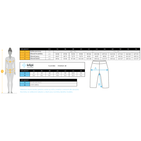 Damenshorts Kilpi Pariva-W