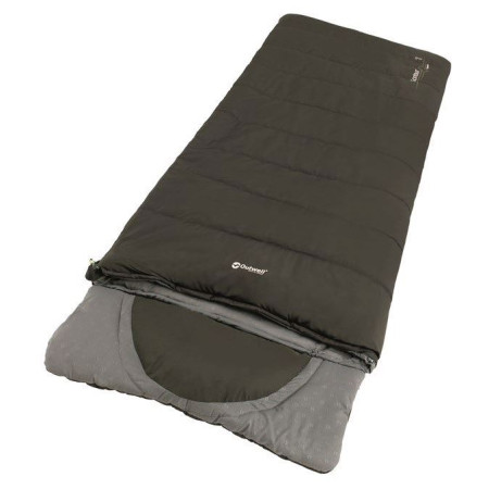 Schlafsack Outwell Contour Supreme grau CoffeeBrown