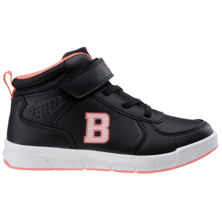 Kinderschuhe Bejo Bromly Mid Jrg schwarz/rosa Black/WatermelonRed
