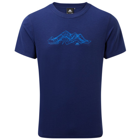 Herren-T-Shirt Mountain Equipment Groundup Mountain Tee Medieval Blue blau