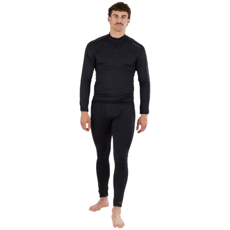 Herren-Funktionsshirt Fundango Novak Midlayer schwarz black