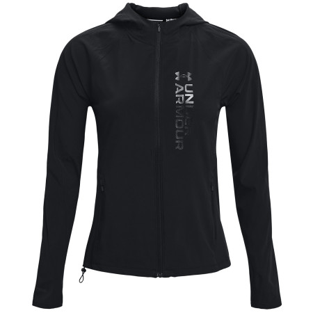 Damen-Sweatshirt Under Armour OutRun the STORM Jkt schwarz Black/Black/Reflective