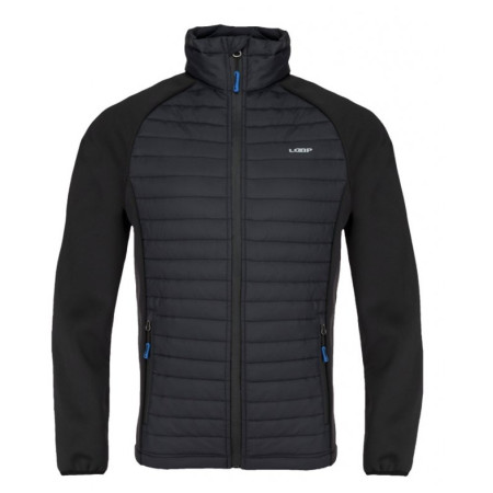 Herren-Winterjacke Loap Ired schwarz