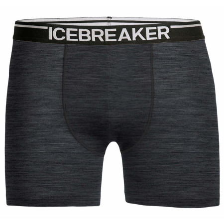 Herren-Boxershorts Icebreaker Mens Anatomica Boxers (2018) grau Jet HTHR/Black