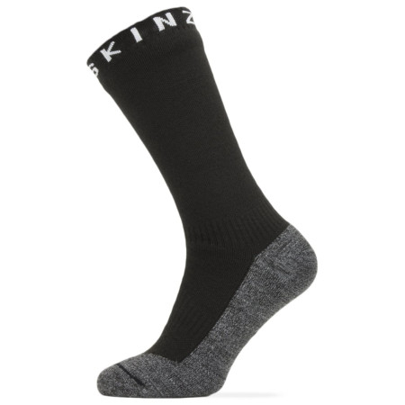 Wasserdichte Socken SealSkinz Nordelph schwarz/grau Black/Grey Marl/White