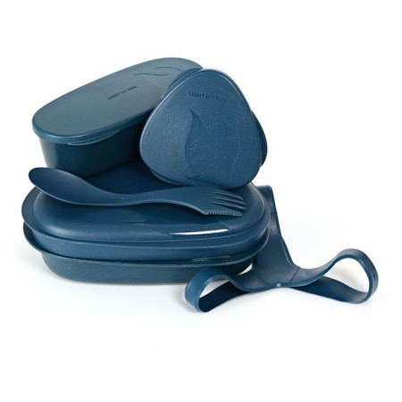 Geschirrset Light My Fire LunchKit blau Hazyblue