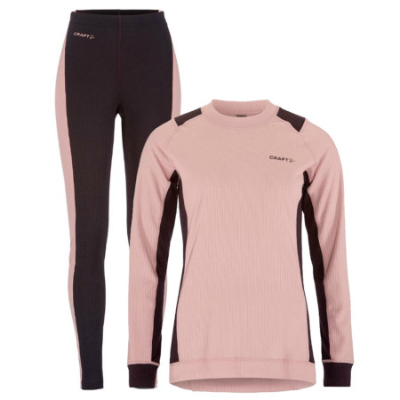 Damen Funktionsset Craft Core Dry Baselayer lila Charm/Dk Plum