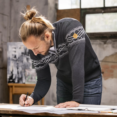 Herrenpullover Kama 4060