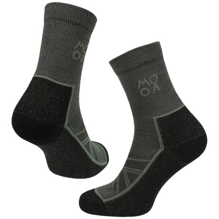 Socken MOOA Merino Adventure grün Green