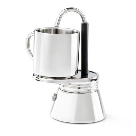 Kaffeemaschine GSI Outdoors Mini-Espresso Set 1 Cup silber