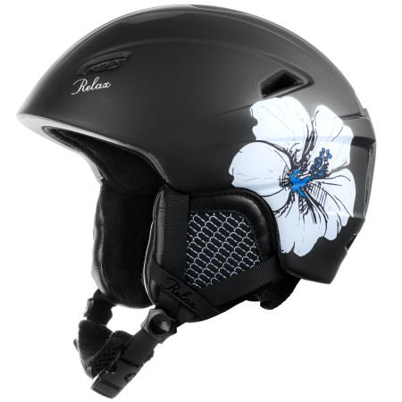 Damen Skihelm Relax Wild schwarz Black