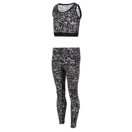 Kinder-Funktionsset Regatta Atkin Set schwarz/weiß Blk/WhtAniml