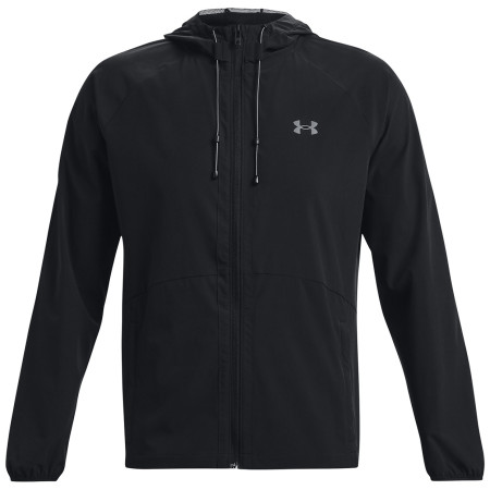 Herren-Frühjahrsjacke Under Armour Stretch Woven Windbreaker schwarz Black / / Pitch Gray