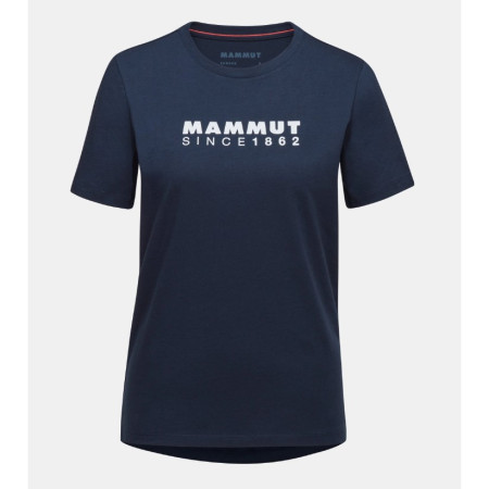 Damen-T-Shirt Mammut Core T-Shirt Women Logo 2023 dunkelblau marine5118