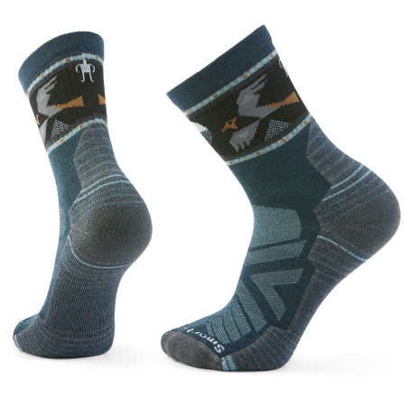 Socken Smartwool Hike Light Cushion Soaring Mid Crew Sock blau TWILIGHT BLUE