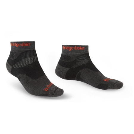Socken Bridgedale Hike MW MP Ankle grau/orange graphite/orange/135