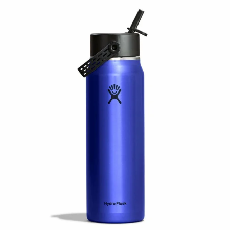 Thermokanne Hydro Flask 32 Oz Lightweight Wide Flex Straw Cap blau Sapphire Blue