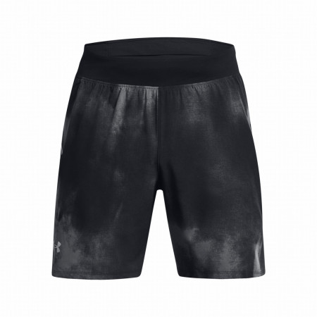 Herrenshorts Under Armour LAUNCH ELITE 7'' PRT SHORT schwarz/grau Black/Black/Reflective