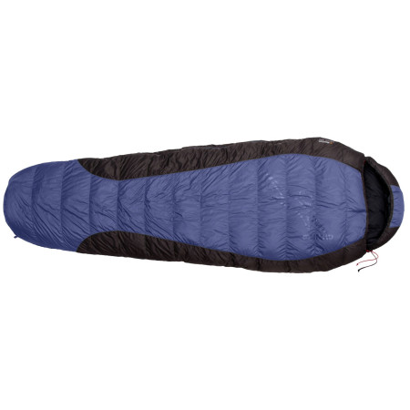 Daunenschlafsack Warmpeace Viking 600 195 cm wide blau/schwarz shadow blue/grey/black