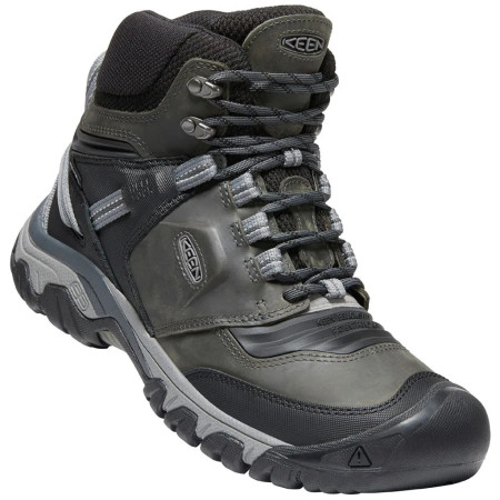 Herrenschuhe Keen Ridge Flex Mid Wp grau/schwarz magnet/black