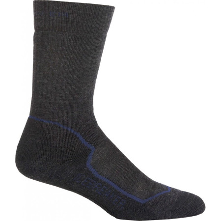 Herrensocken Icebreaker Mens Hike+ Medium Crew grau JetHthr/Planet/Black