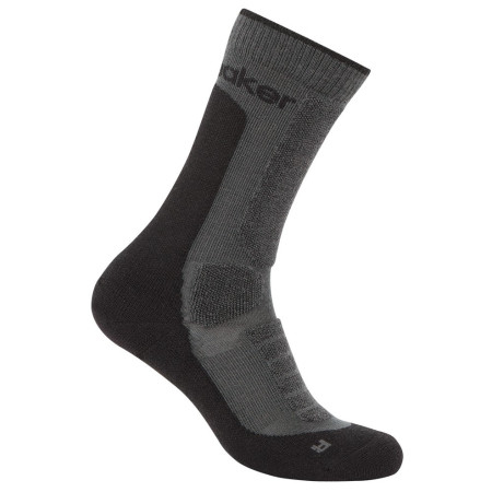 Socken Icebreaker W Mer Hike+ Heavy Crew schwarz/grau Obsidian/Black
