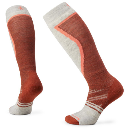 Ski-Socken Smartwool W Ski Full Cushion Otc rot/weiß Picante