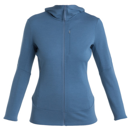 Damen Funktions-Sweatshirt Icebreaker Women Merino 260 Quantum IV LS Zip Hoodie blau Dawn