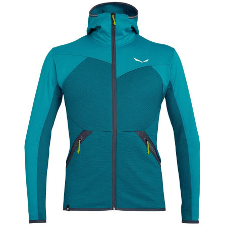 Herren-Sweatshirt Salewa Puez Melange PL M FZ HDY dunkelblau Malta/