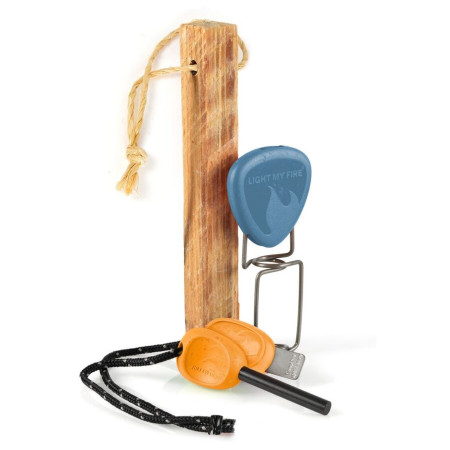 Feuerstein Light My Fire Fire Lighting Kit blau/orange Hazyblue/Rustyorange