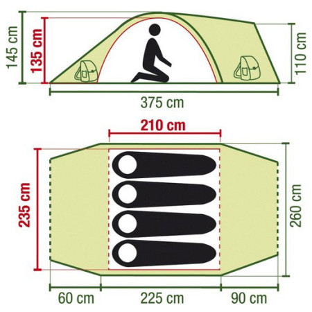 Zelt Coleman Rock Springs 4
