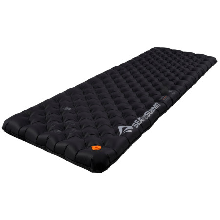 Aufblasbare Isomatte Sea to Summit Ether Light XT Extreme Mat Rectangular Large schwarz Black / Orange
