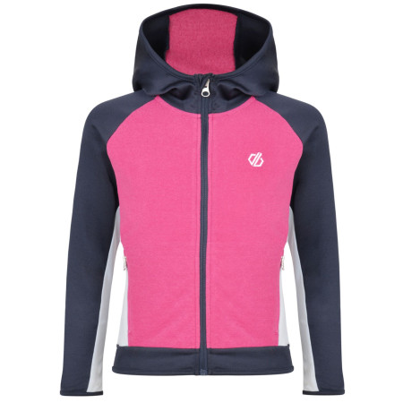 Kinder-Sweatshirt Dare 2b Twofold Core Str rosa Actpnk/Outsp