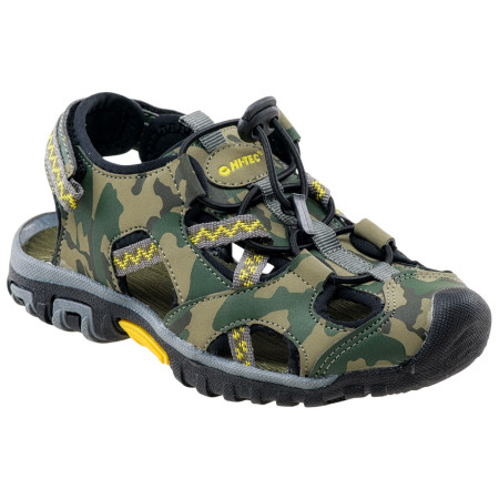 Kindersandalen Hi-Tec Inage JR grün/braun Khaki/Corn/MoroPrint