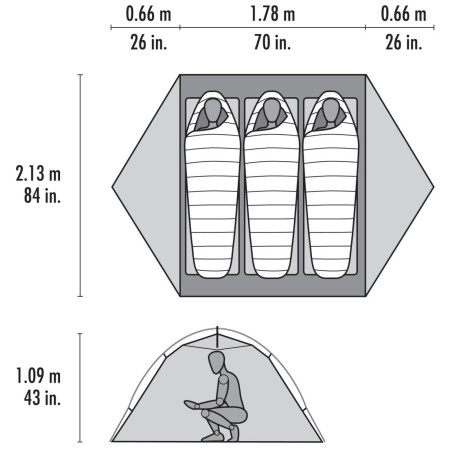 Wanderzelt MSR Elixir 3 V2