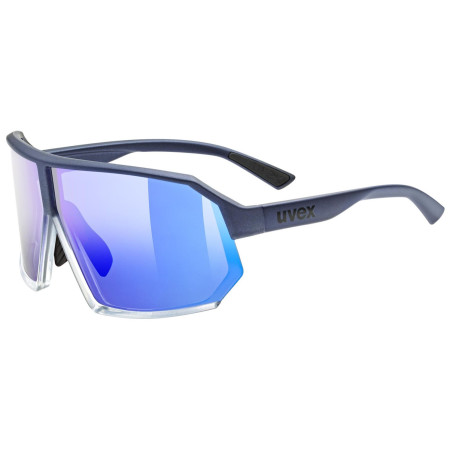 Sportbrille Uvex Sportstyle 237 blau Met Blue-Clear/Mir.Blue