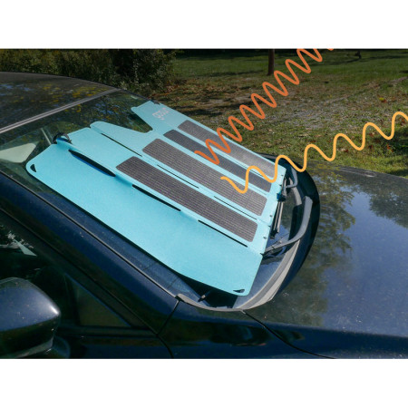 Sonnenblende GoSun Shield 60W Solar-Ladeblende fürs Auto