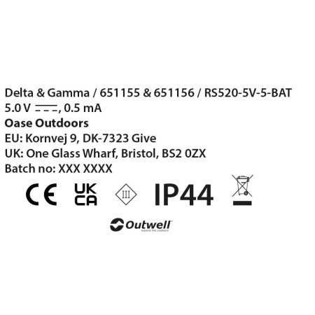 Lichterkette Outwell Delta Light Chain